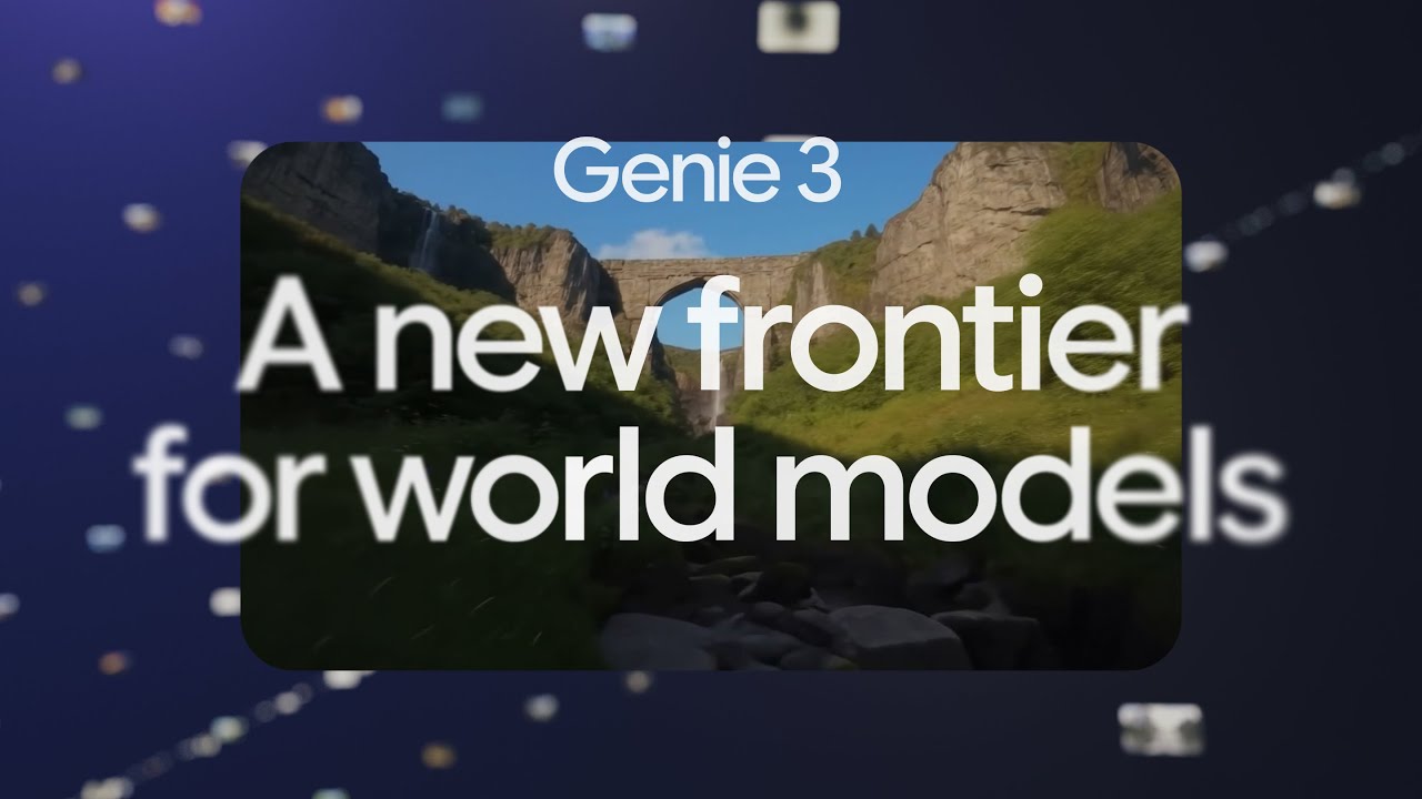 Genie 3: Creating dynamic worlds that you can navigate in real-time