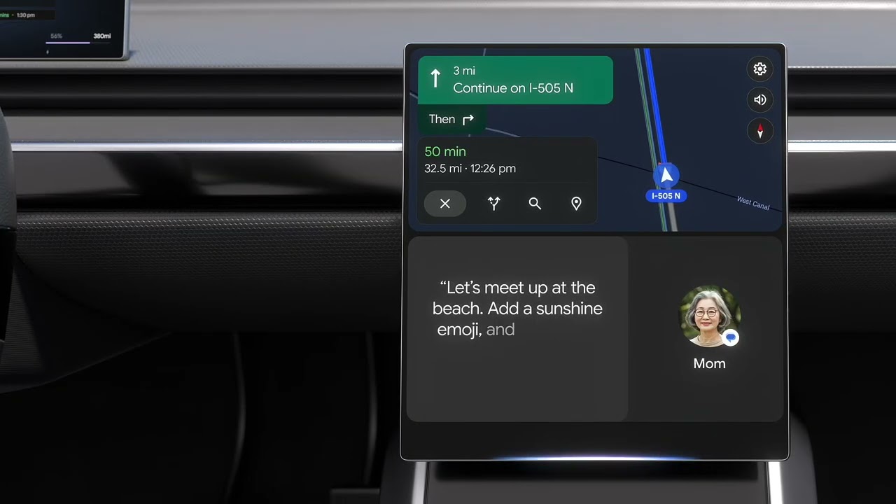 Gemini in Android Auto
