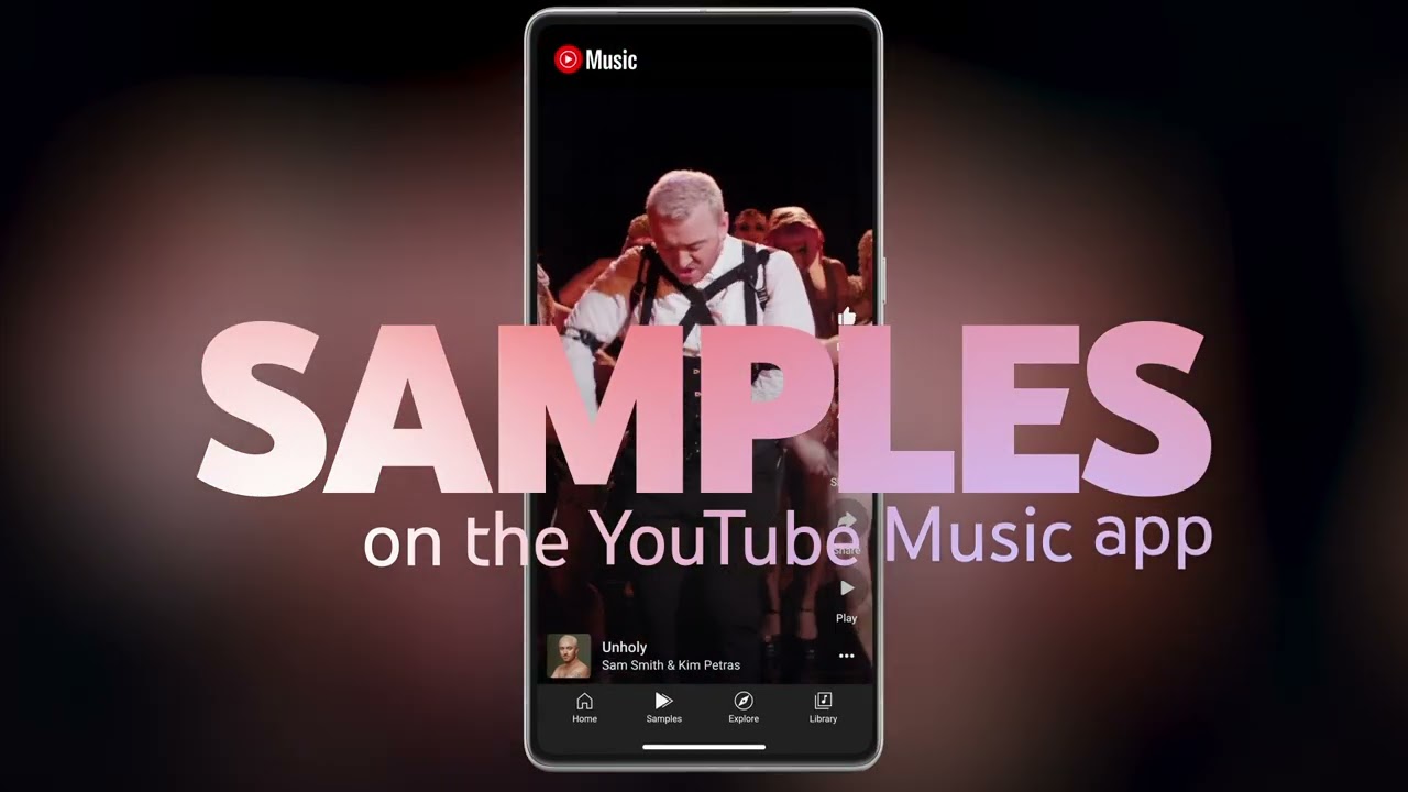 Introducing Samples. Only on the YouTube Music app.