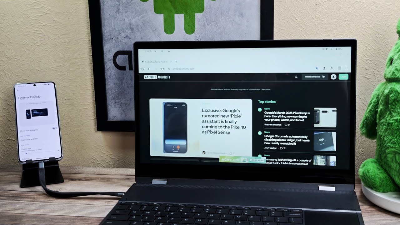 FIRST LOOK DEMO: Android's PC-like external display management features