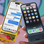 Imagen relacionada con De vuelta al pasado: Nuevo accesorio para iPhone con teclado incorporado
