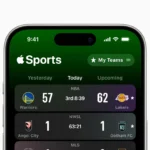 Imagen relacionada con Apple lanza la aplicación Apple Sports con resultados y probabilidades de apuestas