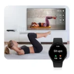 Imagen relacionada con Galaxy Watch se conecta a la TV Samsung con Health View para mostrar datos de ejercicio en la pantalla