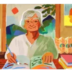 Imagen relacionada con Etel Adnan: Google rinde homenaje a la poeta