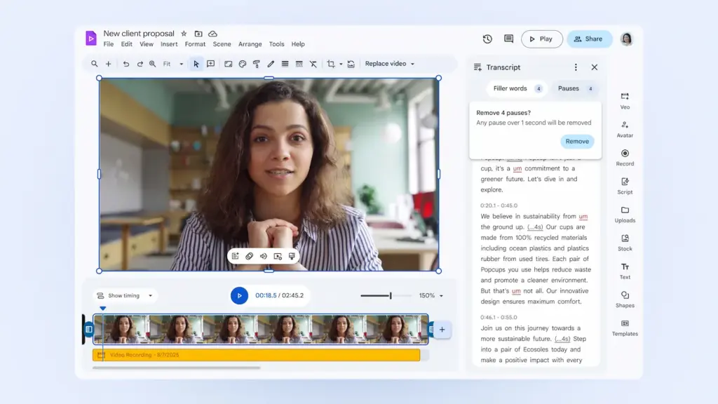google vids avatars 2