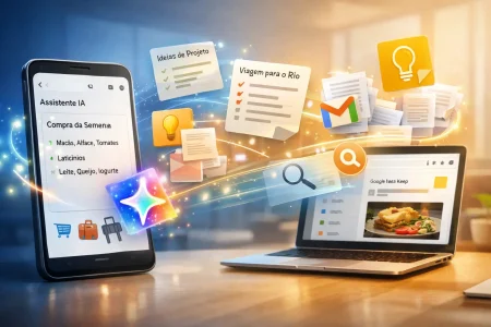 gemini google keep produtividade